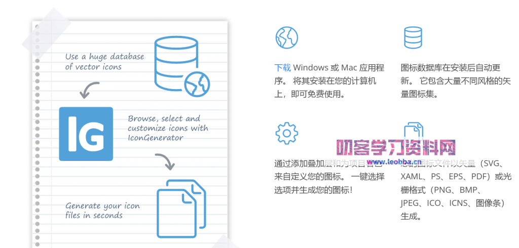 图标制作工具-Axialis IconGenerator中文破解版v2.03-叨客学习资料网