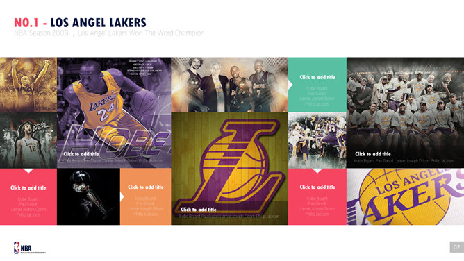 NBA篮球队球星介绍PPT模板-叨客学习资料网