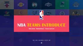 NBA篮球队球星介绍PPT模板-叨客学习资料网