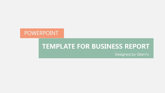 简约扁平化动态幻灯片模板-叨客学习资料网