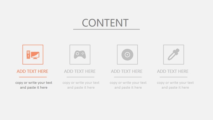 简约扁平化动态幻灯片模板-叨客学习资料网