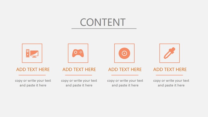 简约扁平化动态幻灯片模板-叨客学习资料网
