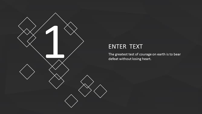 黑色背景极简线条PPT模板-叨客学习资料网