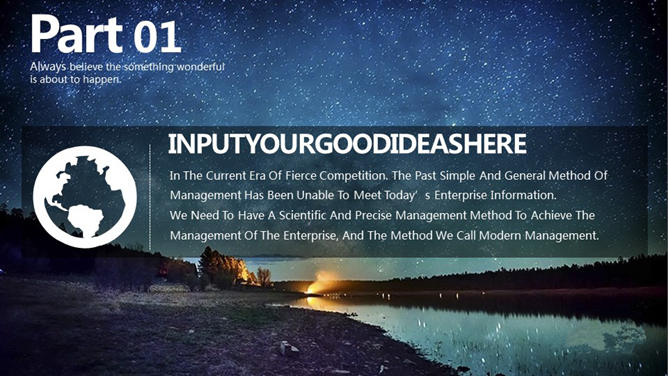 蓝色大气工作报告PPT模板-叨客学习资料网