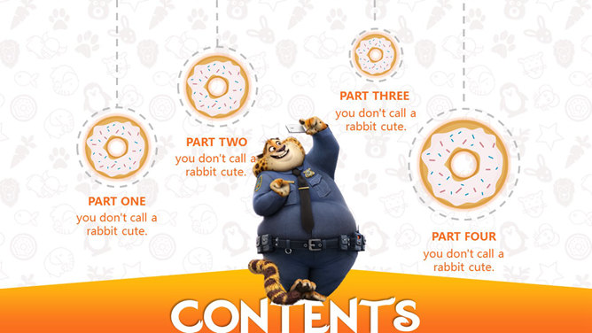 精美《疯狂动物城》主题PPT作品-叨客学习资料网