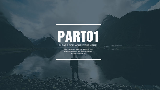 精美时尚图文排版PPT模板-叨客学习资料网