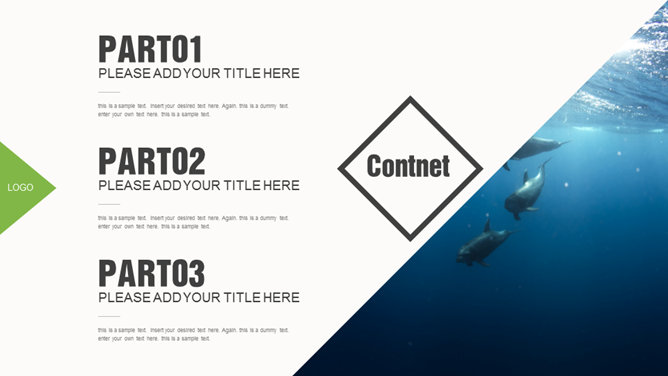 精美时尚图文排版PPT模板-叨客学习资料网