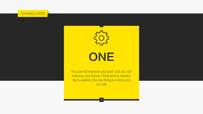 黑黄撞色时尚杂志风PPT模板-叨客学习资料网