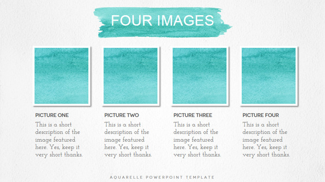 创意水彩墨迹欧美风PPT模板-叨客学习资料网