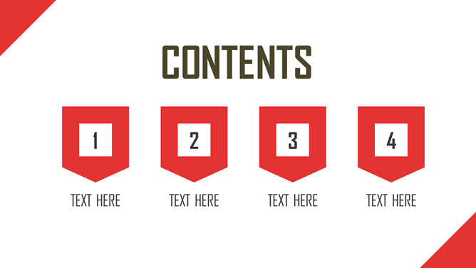 简约红色商务报告PPT模板-叨客学习资料网