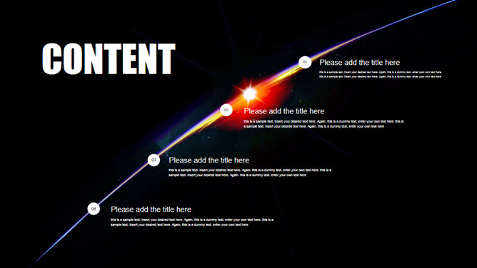 炫酷动态科幻宇宙星球PPT模板-叨客学习资料网