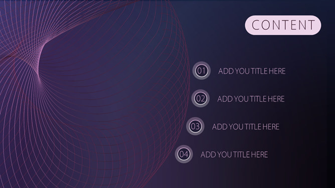 炫酷空间网状科幻科技PPT模板-叨客学习资料网