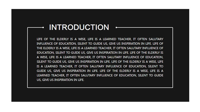 个性素雅简约黑白PPT模板-叨客学习资料网