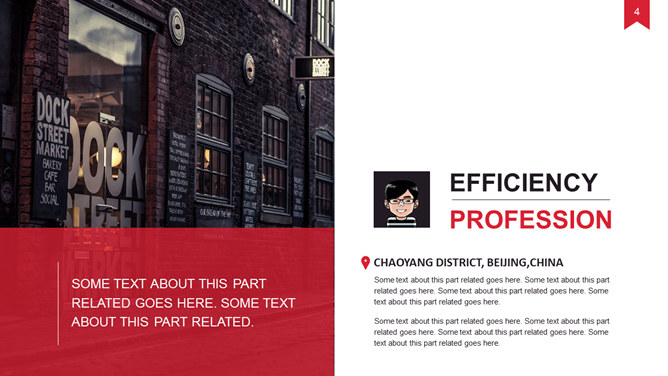 大图背景欧美杂志风PPT模板-叨客学习资料网