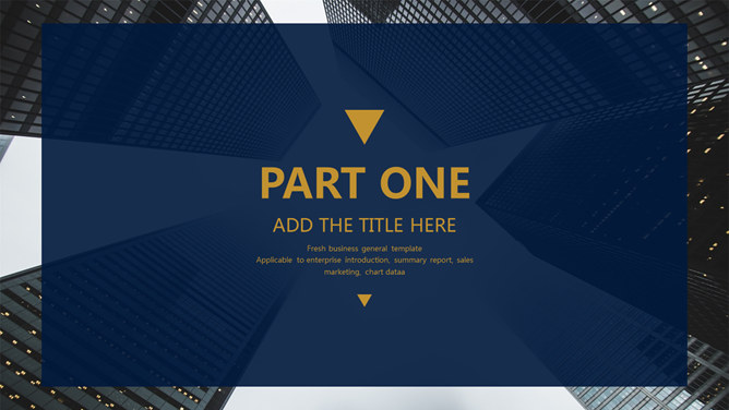 欧美风简约大气商务PPT模板-叨客学习资料网