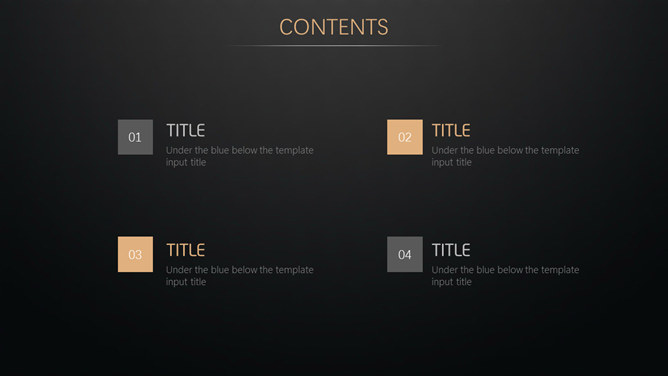 简约大气黑色典雅PPT模板-叨客学习资料网