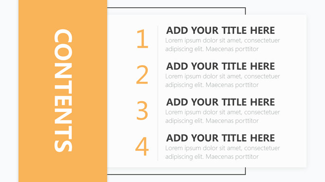 简洁色块线条文字排版PPT模板-叨客学习资料网