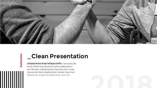 杂志风时尚欧美范PPT模板-叨客学习资料网