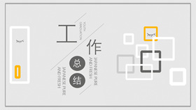 灰色工作汇报总结PPT模板-叨客学习资料网