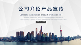 大气公司企业简介PPT模板-叨客学习资料网