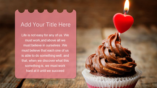 冰淇淋甜品甜点马卡龙PPT模板-叨客学习资料网