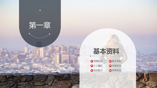 大气岗位竞聘述职PPT模板-叨客学习资料网