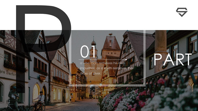 时尚画册杂志欧美风PPT模板-叨客学习资料网