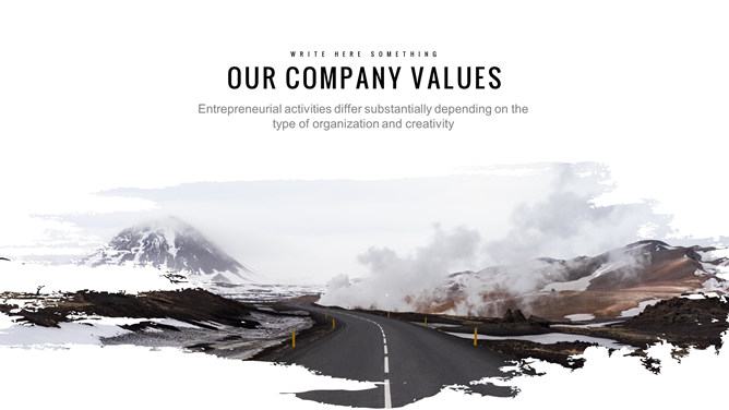 时尚大气素雅欧美风PPT模板-叨客学习资料网