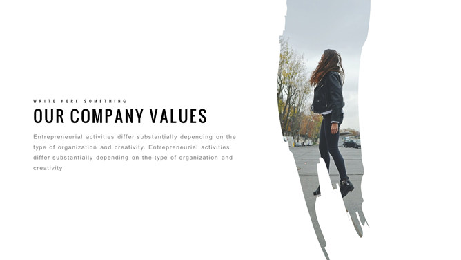 时尚大气素雅欧美风PPT模板-叨客学习资料网