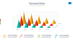 三维立体金字塔PPT图形素材-叨客学习资料网