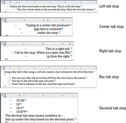 在Mac的Word 2011中设置制表位？-叨客学习资料网