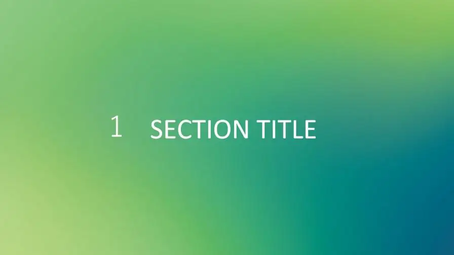 简约绿色IOS风PowerPoint模板