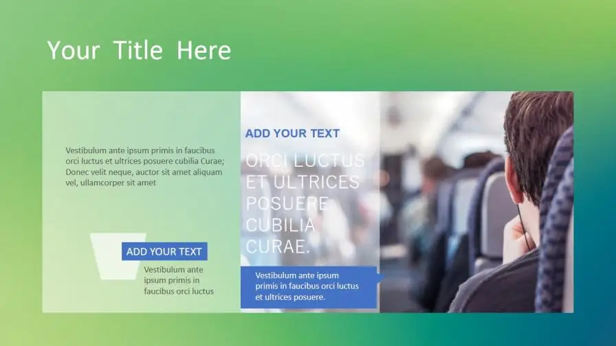 简约绿色IOS风PowerPoint模板