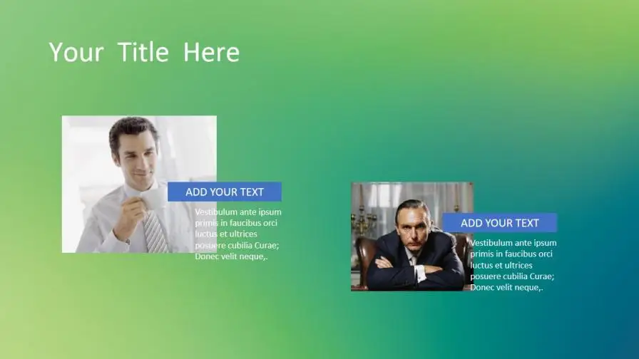 简约绿色IOS风PowerPoint模板