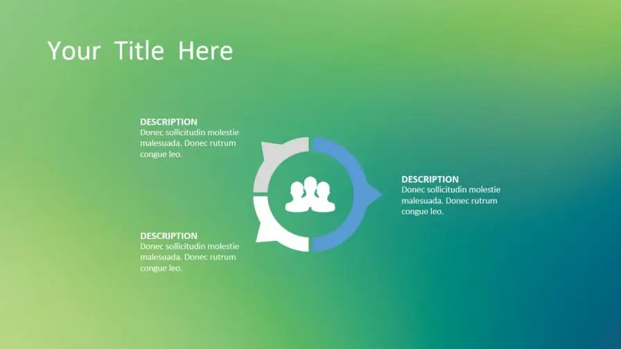 简约绿色IOS风PowerPoint模板