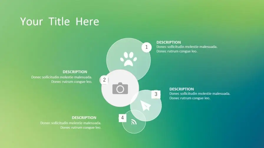 简约绿色IOS风PowerPoint模板