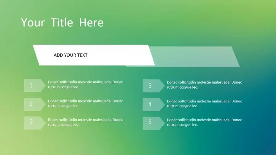 简约绿色IOS风PowerPoint模板