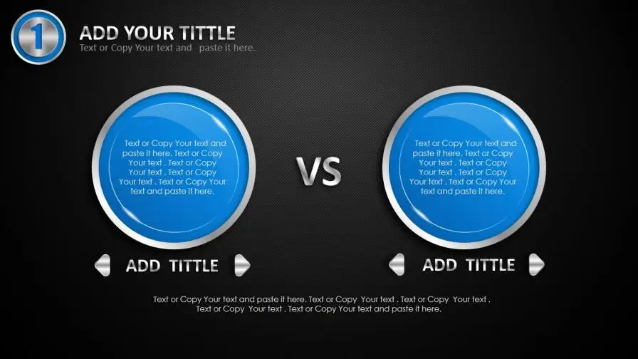 创意立体质感金属商务PPT模板