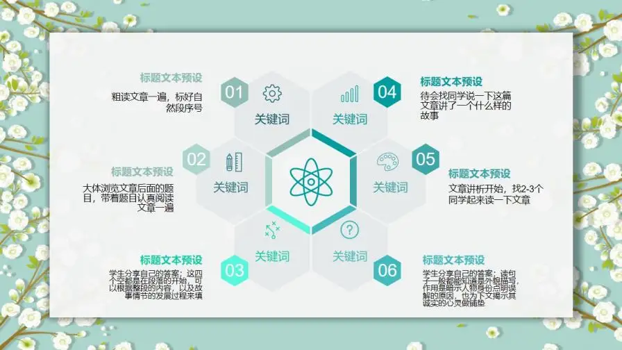 淡雅小清新唯美小花PPT模板下载 淡雅小清新唯美小花PPT模板下载