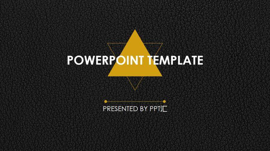 图片[1]-低调奢侈总结报告免费PPT模板—免费分享好看实用的工作总结PPT-叨客学习资料网