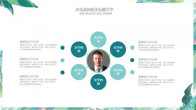 小清新韩范唯美商务通用PPT模板