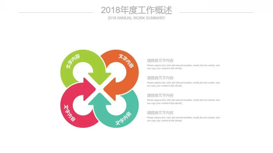 工作总结数据报告座谈交流PPT模板