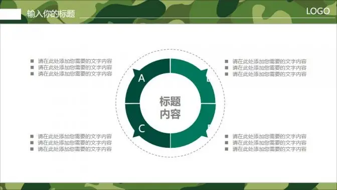 迷彩军绿军队特种部队武警PPT模板 迷彩军绿军队特种部队武警PPT模板