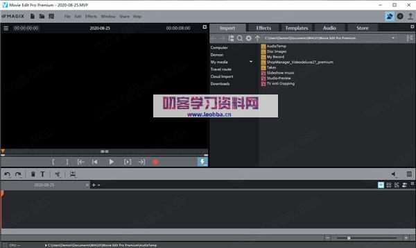 视频编辑软件-MAGIX Movie Edit Pro 破解版 21.0.1.92 + 序列号免费下载-叨客学习资料网