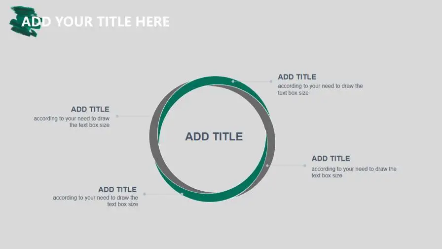 绿色笔刷商务通用PPT模板 绿色笔刷商务通用PPT模板