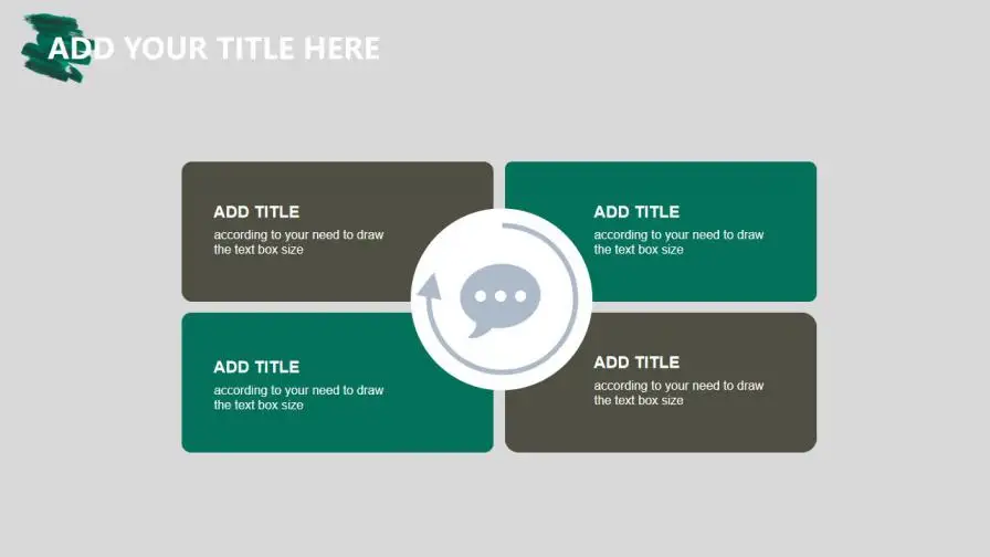 绿色笔刷商务通用PPT模板 绿色笔刷商务通用PPT模板