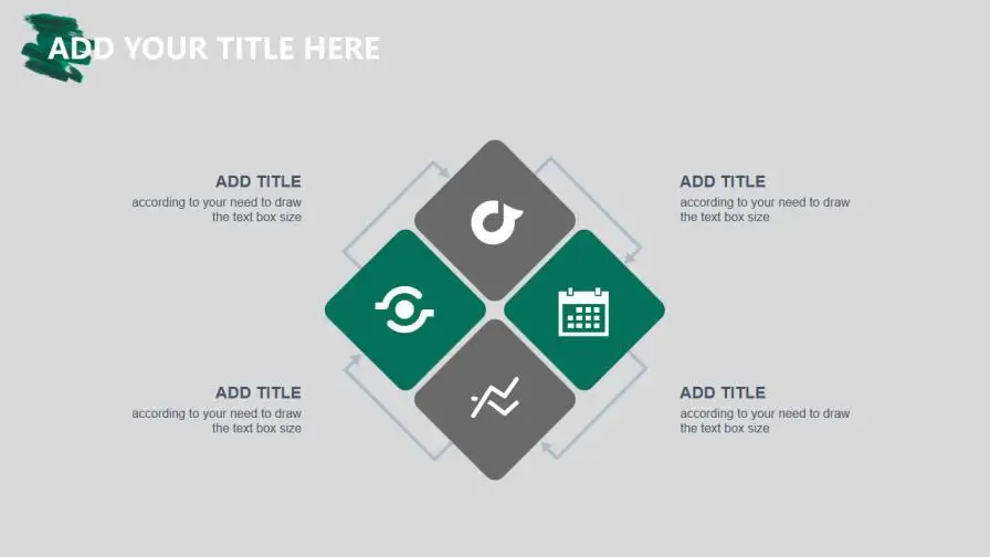 绿色笔刷商务通用PPT模板 绿色笔刷商务通用PPT模板