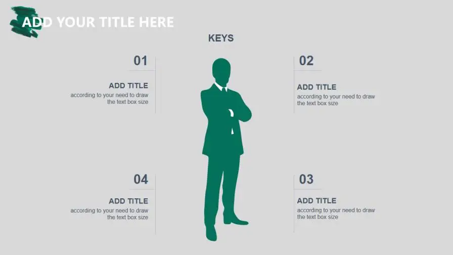 绿色笔刷商务通用PPT模板 绿色笔刷商务通用PPT模板