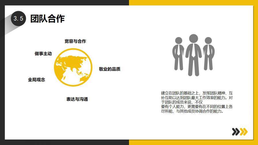 图片[19]-黄灰双色简约商务风公司企业个人岗位竞聘PPT模板—免费分享好看实用的个人简历PPT-叨客学习资料网