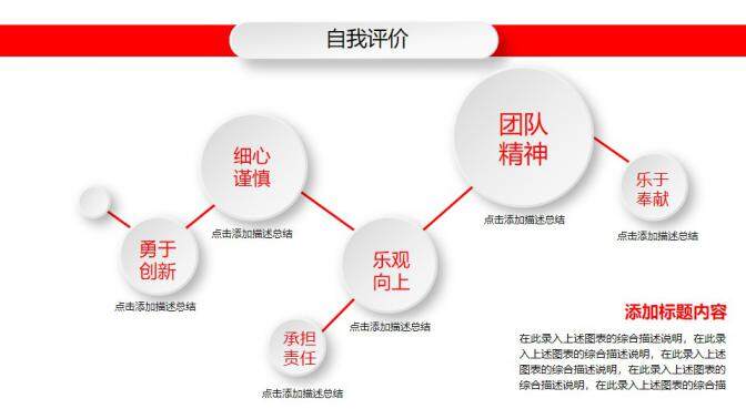 图片[11]-红白简洁岗位竞聘个人求职个人简历通用微粒体PPT模板—免费分享好看实用的个人简历PPT-叨客学习资料网